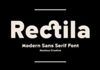 Rectila Font - Featured Image