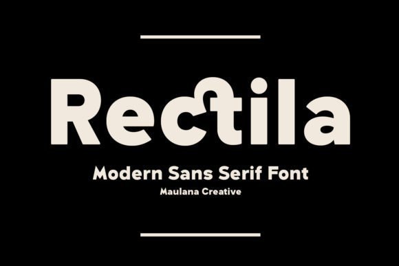 Rectila Font - Featured Image