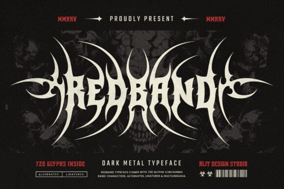 Red Band Font - Featured Image