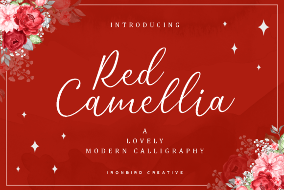 Red Camellia Font - Featured Image