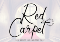 Red Carpet Font - Featured Image