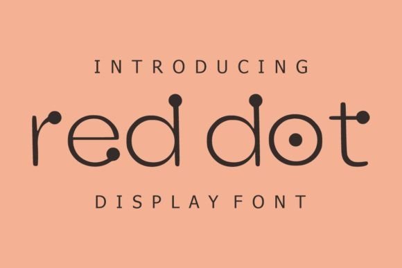 Red Dot Font - Featured Image