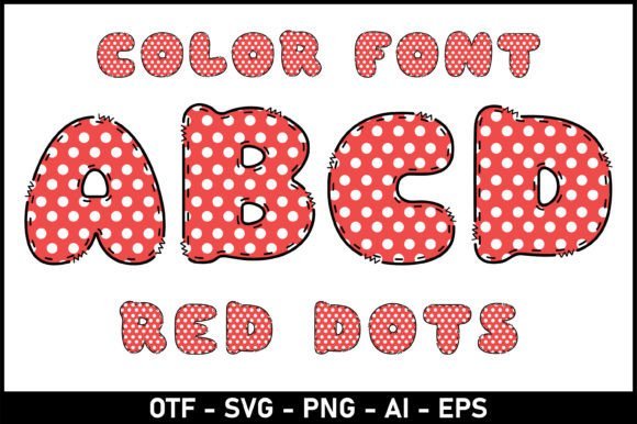 Red Dots Font - Featured Image