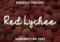 Red Lychee Font - Featured Image