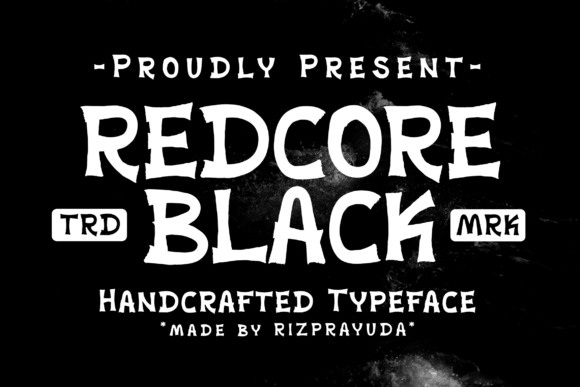 Redcore Black Font - Featured Image
