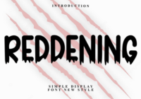 Reddening Font - Featured Image