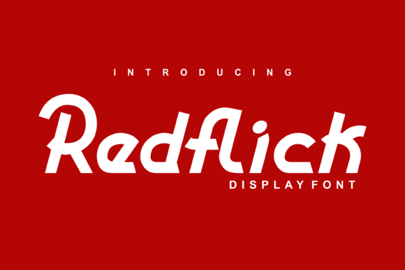 Redflick Font - Featured Image