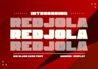 Redjola Font - Featured Image