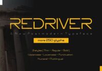Redriver Font - Featured Image