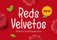 Reds Velvetos Font - Featured Image