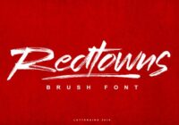 Redtowns Font - Featured Image