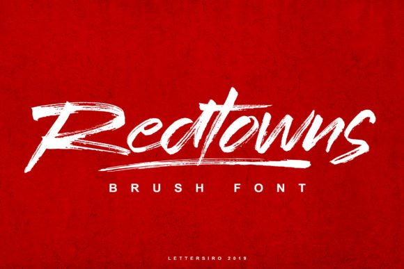 Redtowns Font - Featured Image