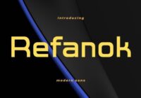 Refanok Font - Featured Image
