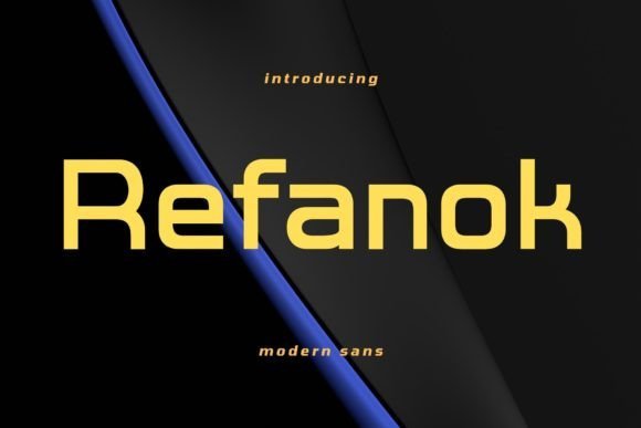 Refanok Font - Featured Image