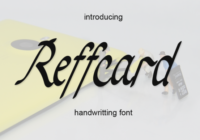 Reffcard Font - Featured Image