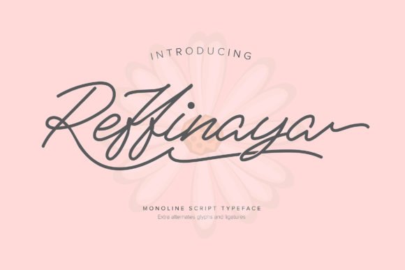 Reffinaya Font - Featured Image