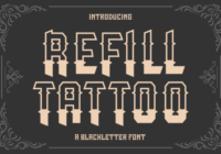Refill Tattoo Font - Featured Image