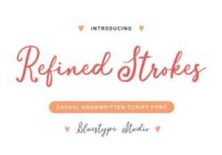Refined Strokes Font - Featured Image