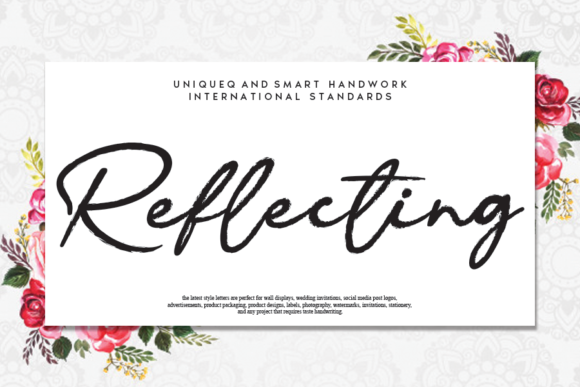 Reflecting Font - Featured Image