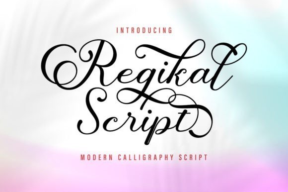 Regikal Script Font - Featured Image