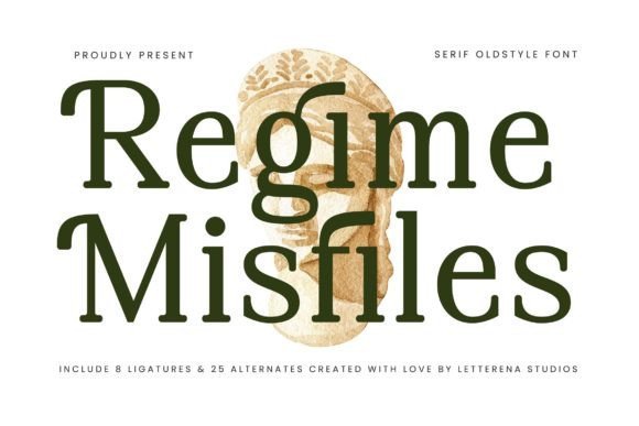 Regime Misfiles Font - Featured Image