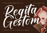 Regita Gestom Font - Featured Image