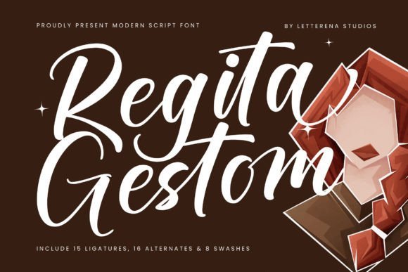 Regita Gestom Font - Featured Image