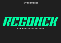 Regonek Font - Featured Image