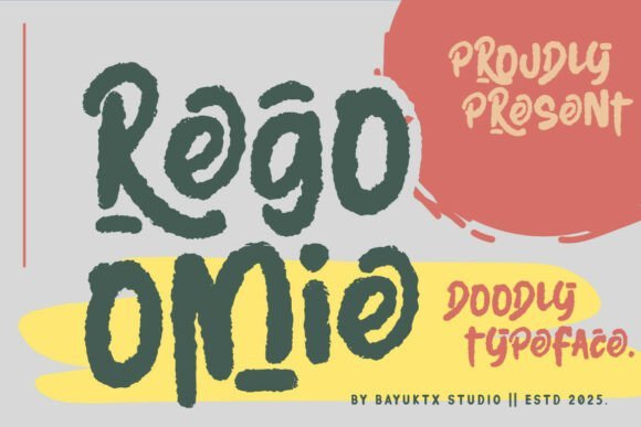 Regoomie Font - Featured Image