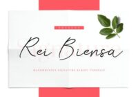 Rei Biensa Font - Featured Image