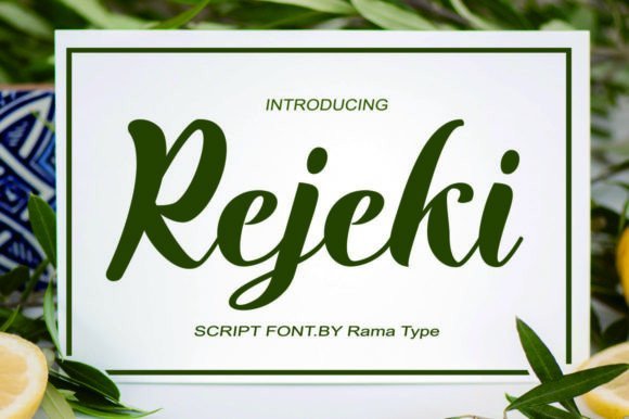 Rejeki Font - Featured Image