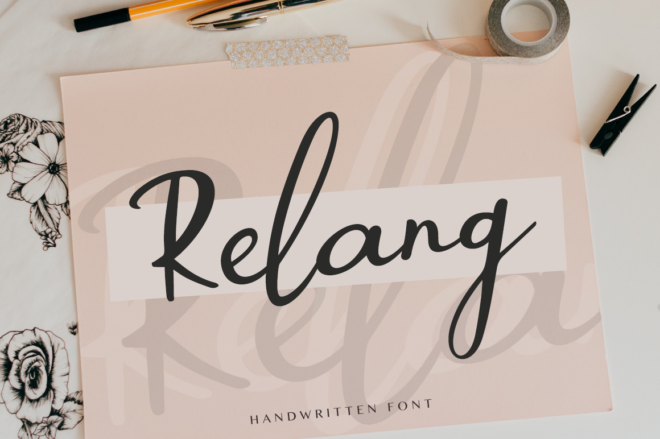 Relang Font - Featured Image