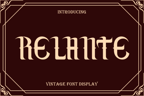 Relante Font - Featured Image