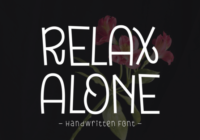 Relax Alone Font - Featured Image