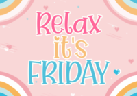 Relax It's Friday Font - Featured Image