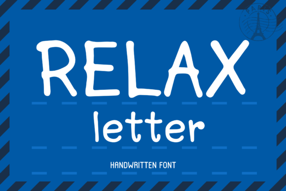 Relax Letter Font - Featured Image