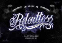 Relentless Font - Featured Image