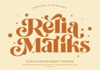Relia Maliks Font - Featured Image