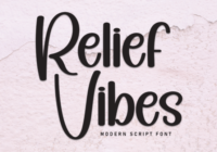 Relief Vibes Font - Featured Image