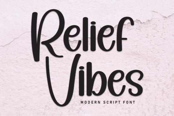 Relief Vibes Font - Featured Image