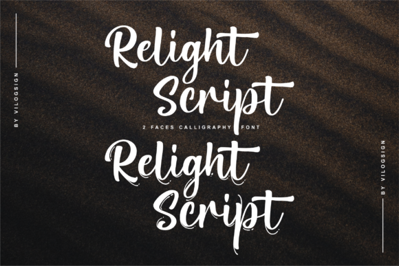 Relight Script Font - Featured Image