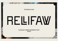 Rellifaw Font - Featured Image