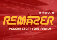 Remazer Font - Featured Image