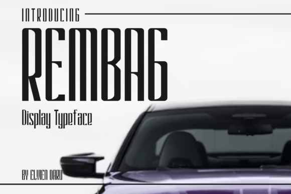 Rembag Font - Featured Image