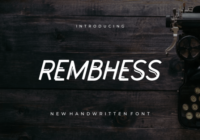 Rembhess Font - Featured Image