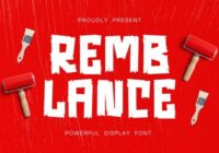 Remblance Font - Featured Image