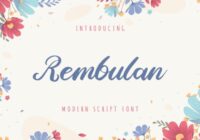 Rembulan Font - Featured Image