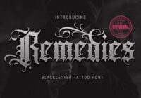 Remedies Font - Featured Image
