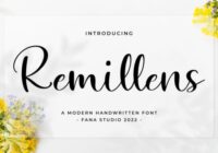 Remillens Font - Featured Image