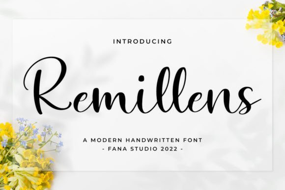 Remillens Font - Featured Image